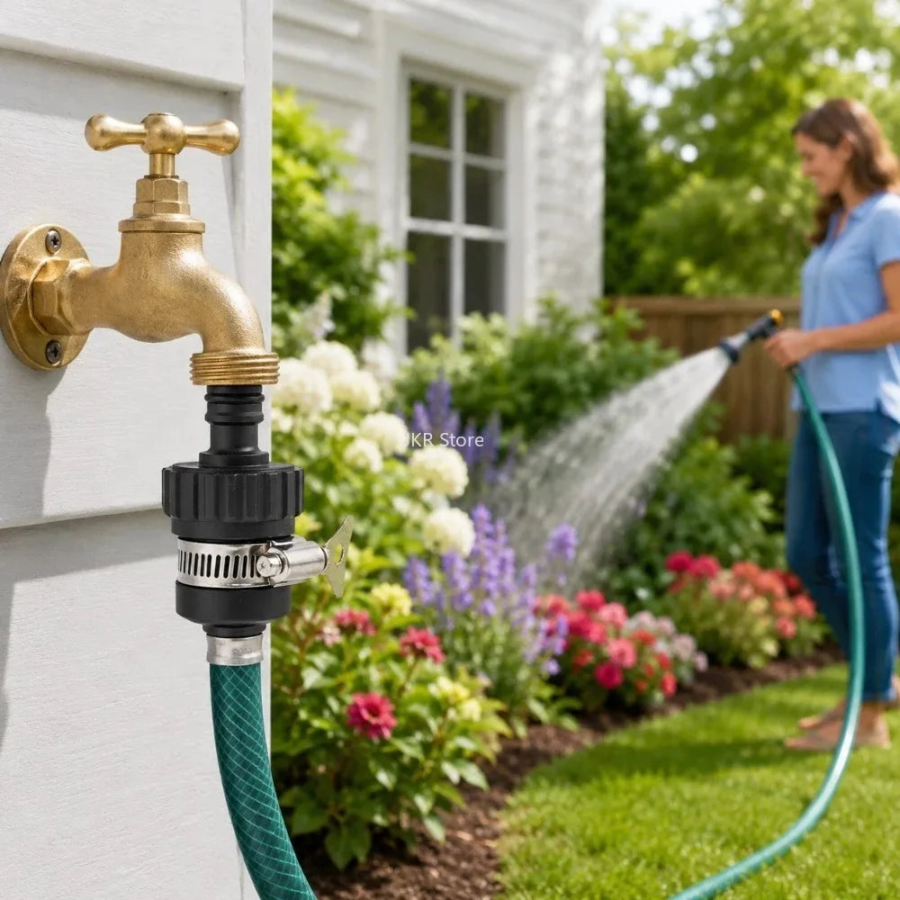 Universal Faucet Adapter Quick Connect Hose Fitting for Garden & Car Hose Tap Adapter Nixie
