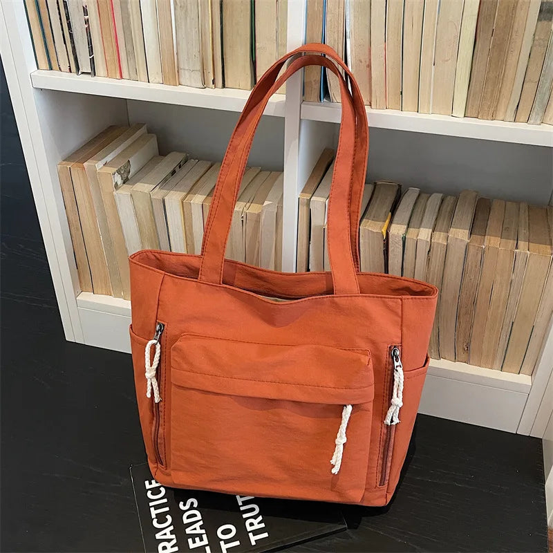Large Capacity Tote Bag for Women – Lightweight Shoulder Bag Women's Tote Bag Nixie BB-1248orange