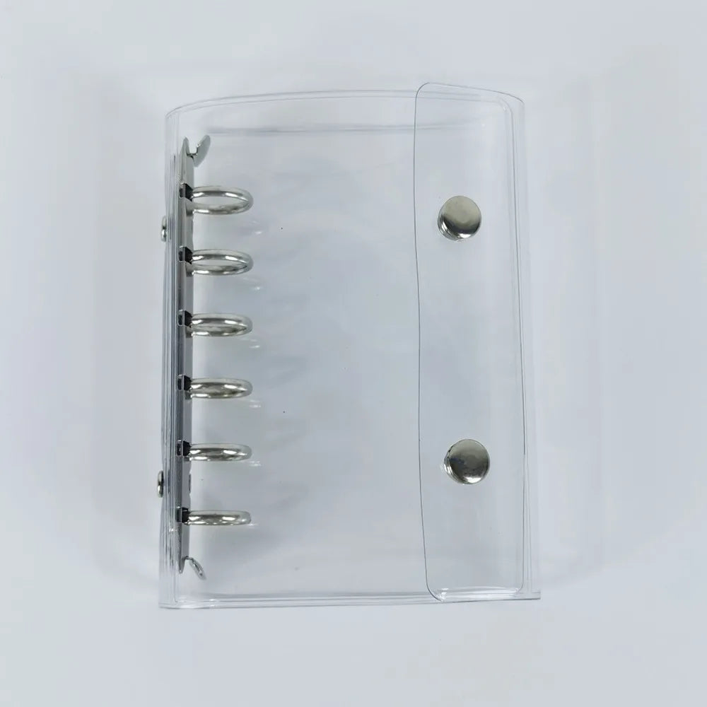 Macaron A7 Binder Cover 6-Hole PVC Transparent Collectible Organizer