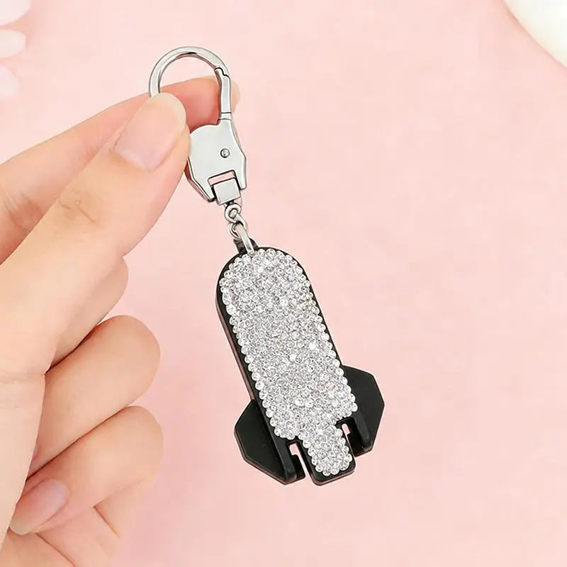Rhinestone Bling Bottle Opener Keychain | Stylish Gift