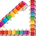 Self-Adhesive Chalkboard Bulletin Board Border Roll 7cm Decorative Border Roll Nixie 05