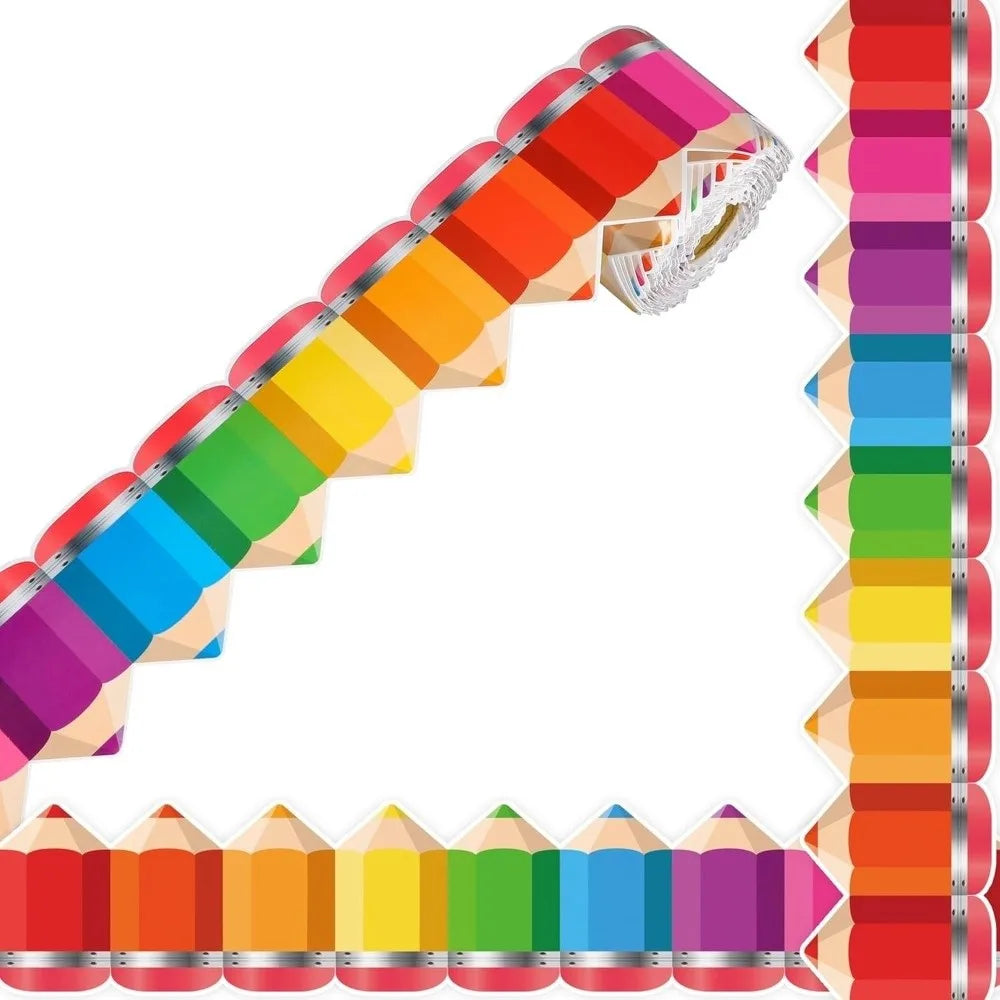 Self-Adhesive Chalkboard Bulletin Board Border 7cm – 10M Roll Decorative Border Sticker Nixie 05