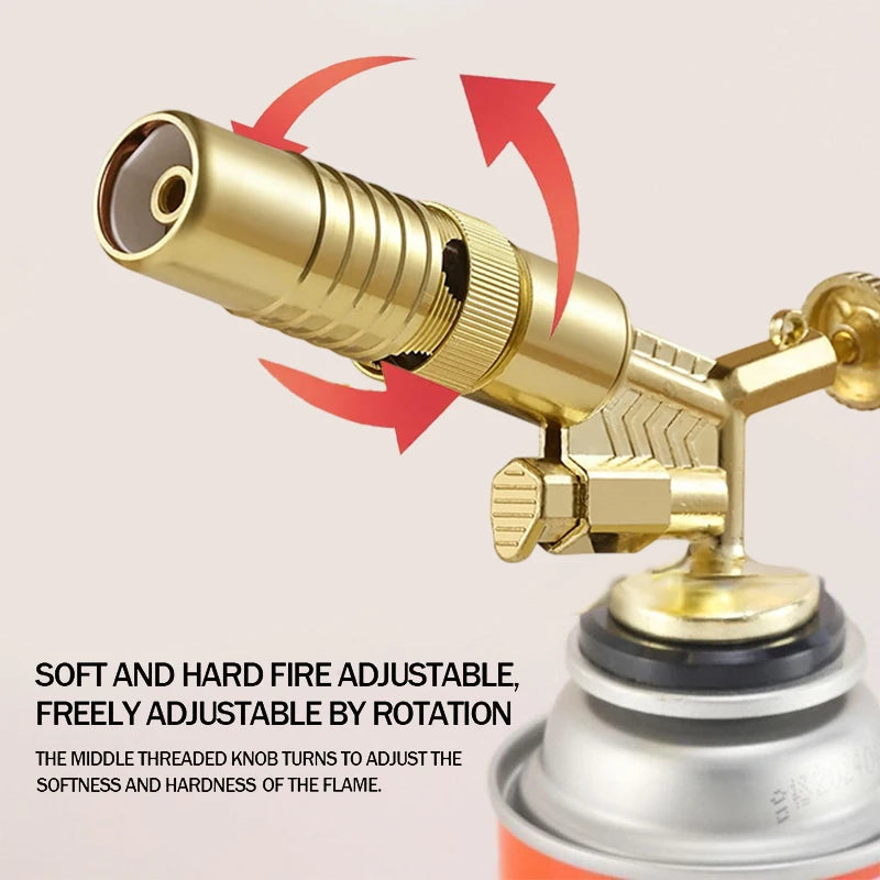 Portable Butane Gas Torch Nozzle for BBQ, Welding & Camping