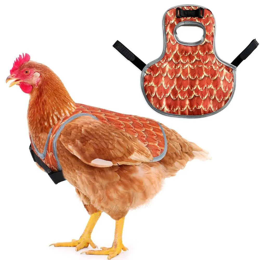 Breathable Chicken Saddles for Hens – Adjustable Back Protector