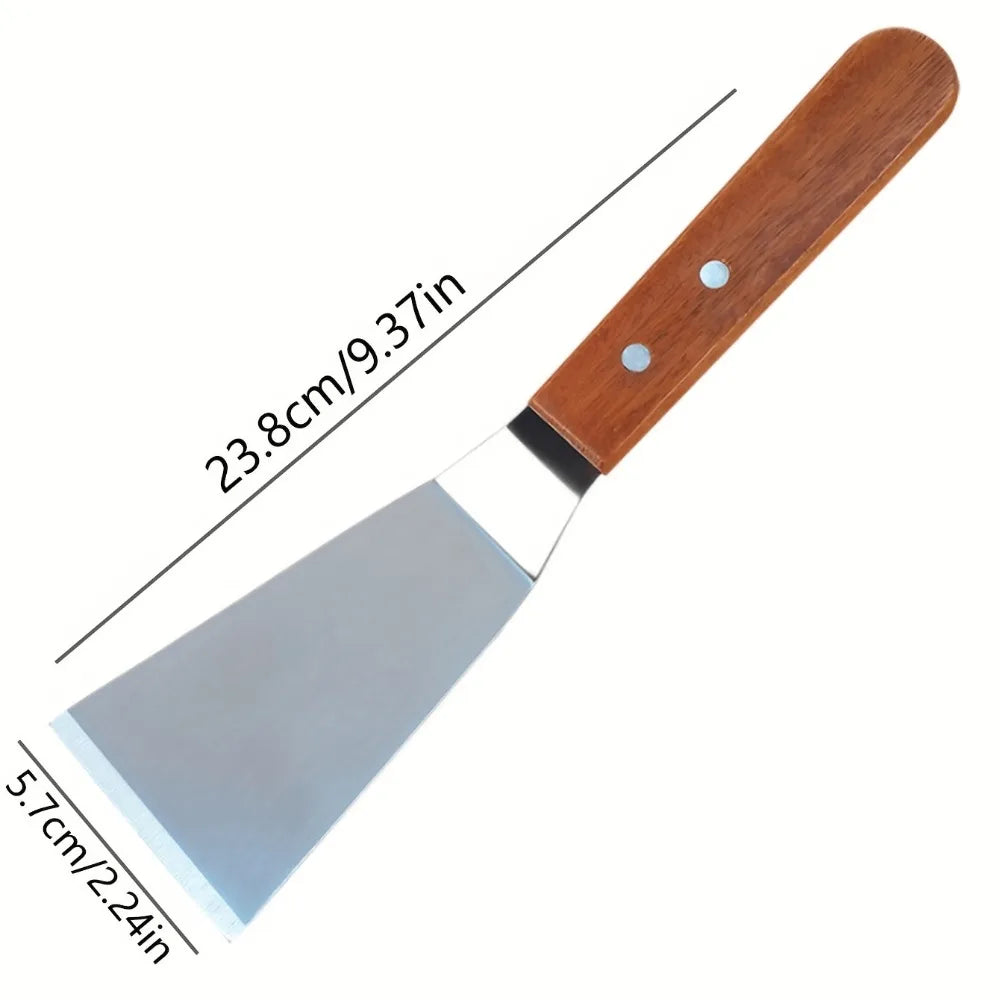 Stainless Steel Pizza & BBQ Spatula Cake Server Turner Kitchen Spatula Nixie 1SET