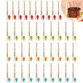 40Pcs Mini Fishing Rod Cake Toppers – Party Decorations Cake Topper Set Nixie 40