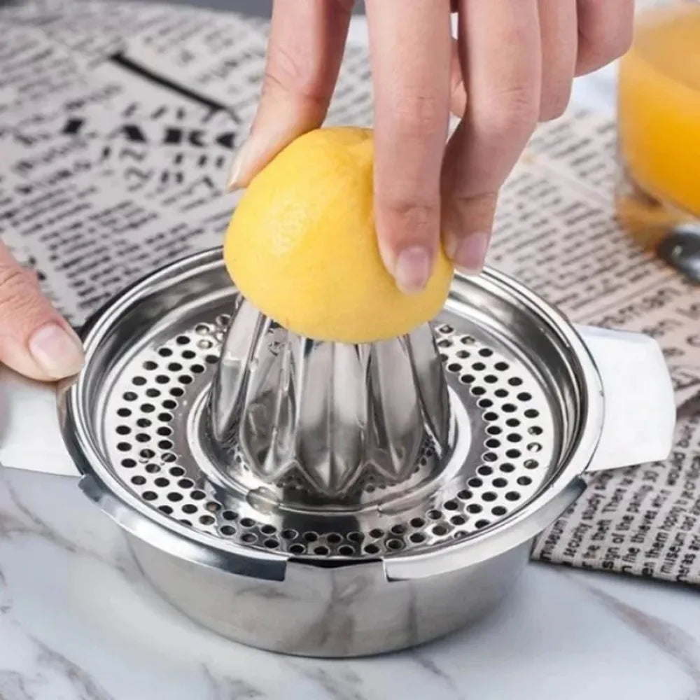 2-Piece Stainless Steel Lemon Squeezer & Citrus Juicer Set Citrus Juicer Set Nixie