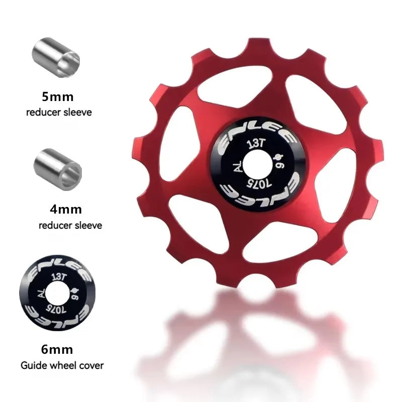 ENLEE 11T 13T Derailleur Jockey Wheel MTB Road Bike Pulley Derailleur Jockey Wheel Nixie