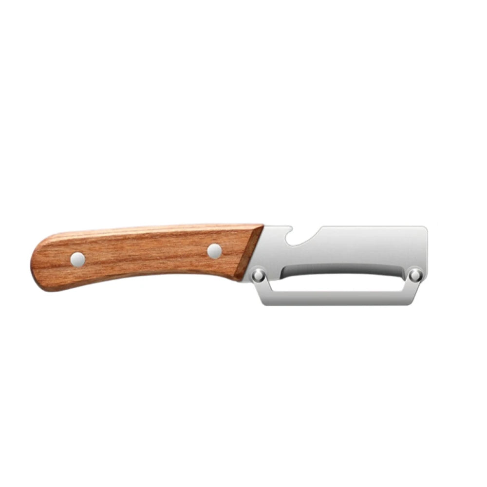 Stainless Steel Peeler with Wooden Handle | Fruit & Veggie Vegetable Peeler Nixie 1pc
