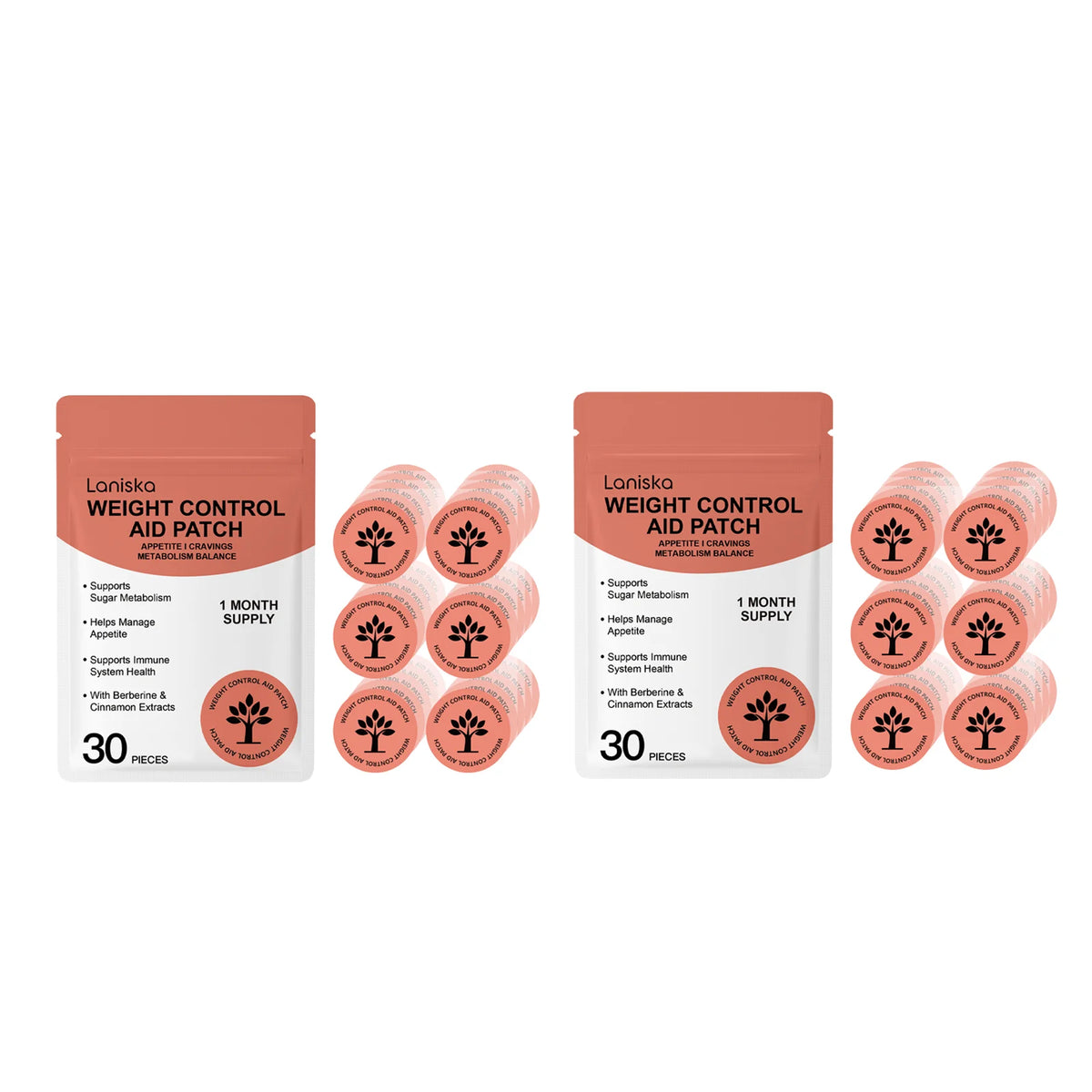 Body Contour Patches – Energy & Wellness Support Stickers Body Care Patches Nixie 60pcs