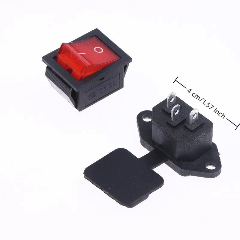 3-Piece 12V Electric Sprayer Accessories – Switch & Charger Set