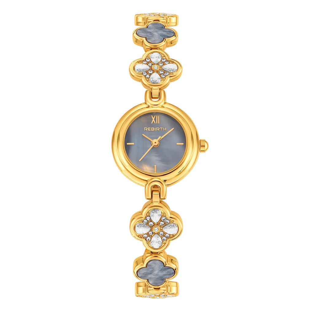 REBIRTH Four-Leaf Clover Mother-of-Pearl Women's Quartz Watch Women's Quartz Watch Nixie 3