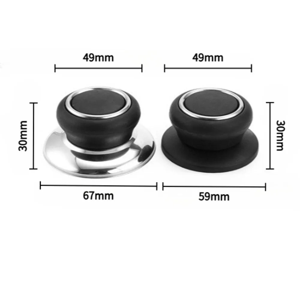 2PCS Bakelite Pot Lid Knob Replacement – Universal Cookware Handle Cookware Lid Knob Nixie
