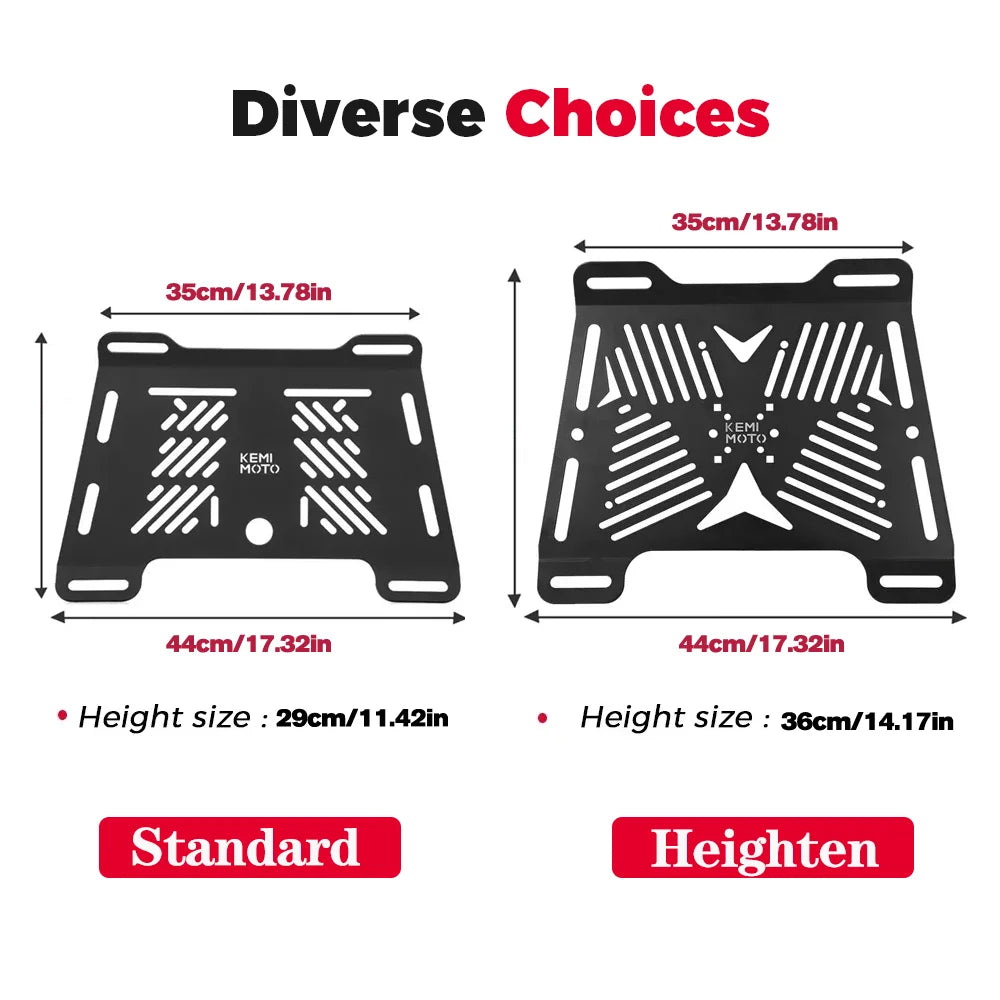 Motorcycle Rear Luggage Rack – Universal Stainless Steel Carrier Motorcycle Luggage Rack Nixie
