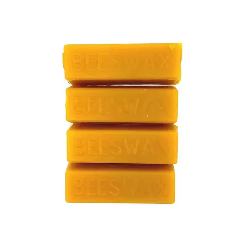 Pure Beeswax Blocks 4/8 Pcs – Natural Candle & DIY Craft Wax Beeswax Craft Blocks Nixie 4PCS