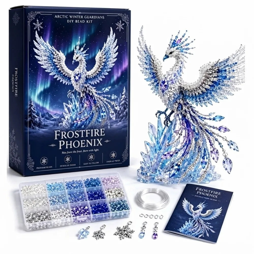 3D Beaded Animal Kit – DIY Glass Bead Craft Set for Beginners DIY Bead Craft Kit Nixie