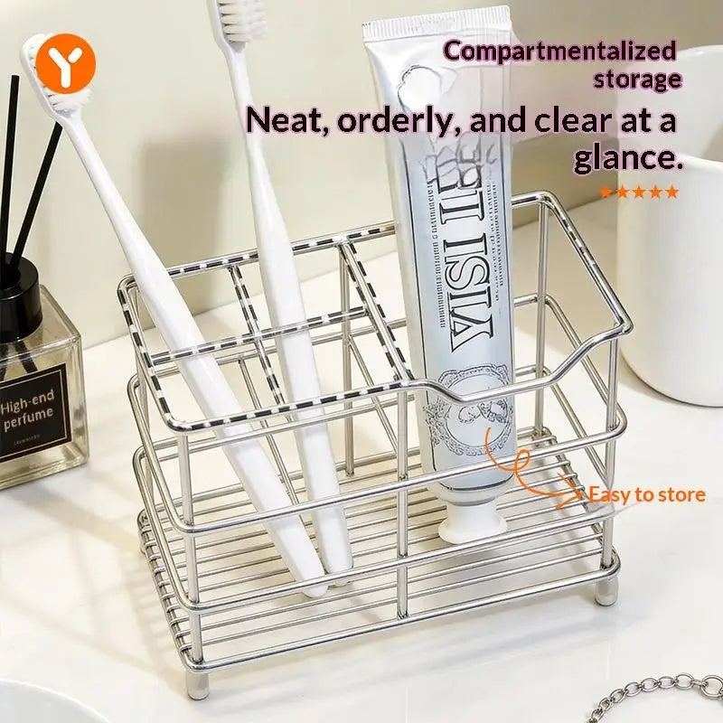 Black Metal 3-Compartment Countertop Storage Organizer Rack Countertop Storage Rack Nixie