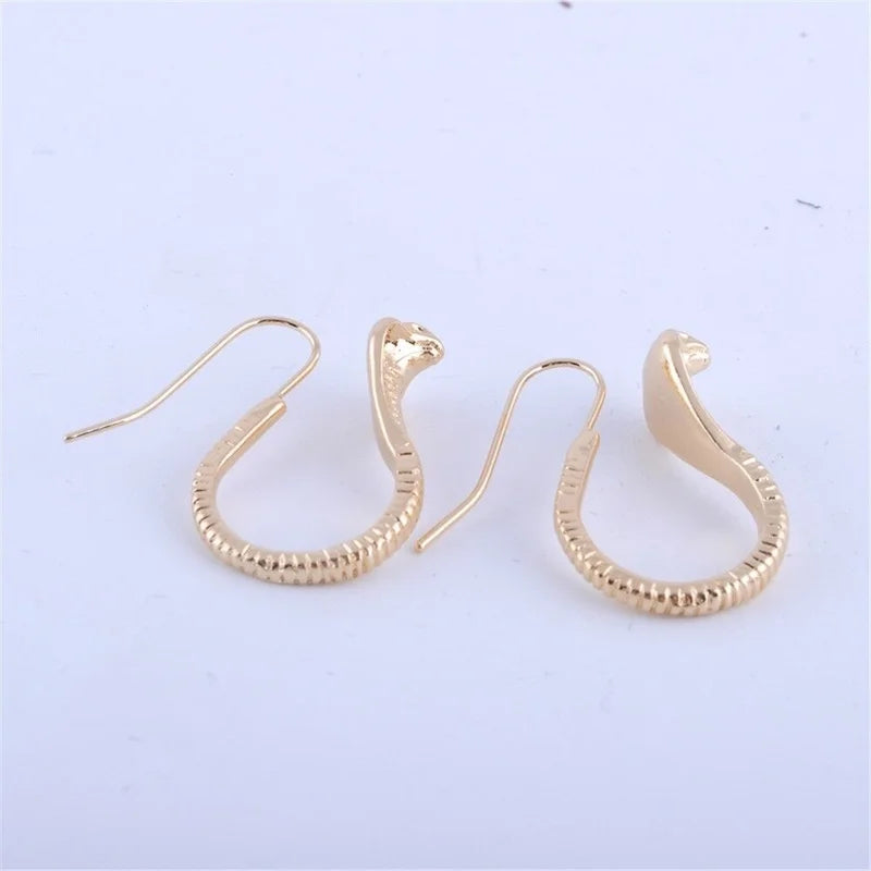 Cobra Snake Stud Earrings – Rhinestone Zinc Alloy Fashion Studs Fashion Stud Earrings Nixie