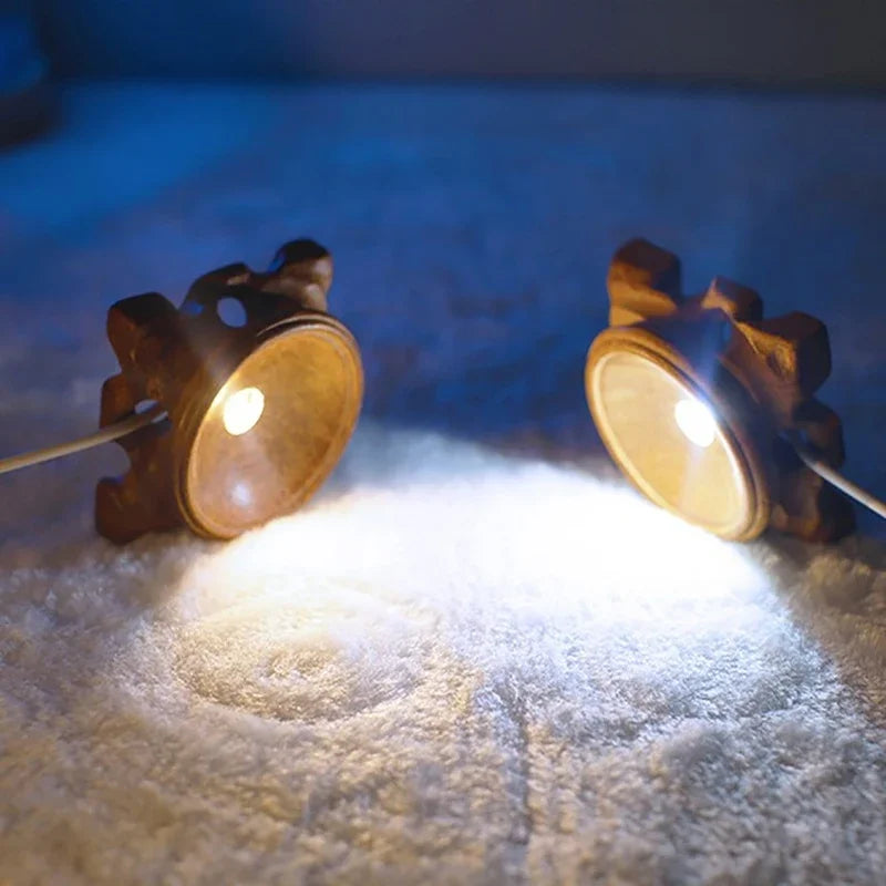 Acid Branch Wood LED Luminous Base for Crystals & Glass Balls LED Display Base Nixie