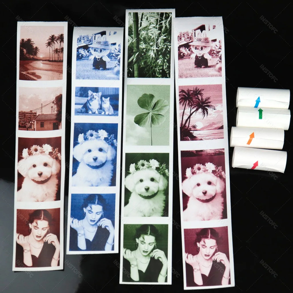 57mm HD Color Thermal Paper Rolls for Mini Pocket Printer 6/8 Pack Thermal Printer Paper Nixie