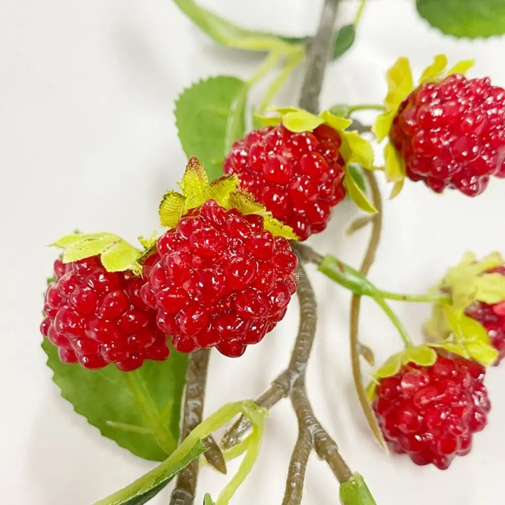 Raspberry Faux Berry Branches – Artificial Plant Décor Artificial Berry Branches Nixie