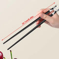 Cartoon Panda Metal Chopsticks – Reusable Non-Slip, 5 Pairs Reusable Chopsticks Nixie onesize