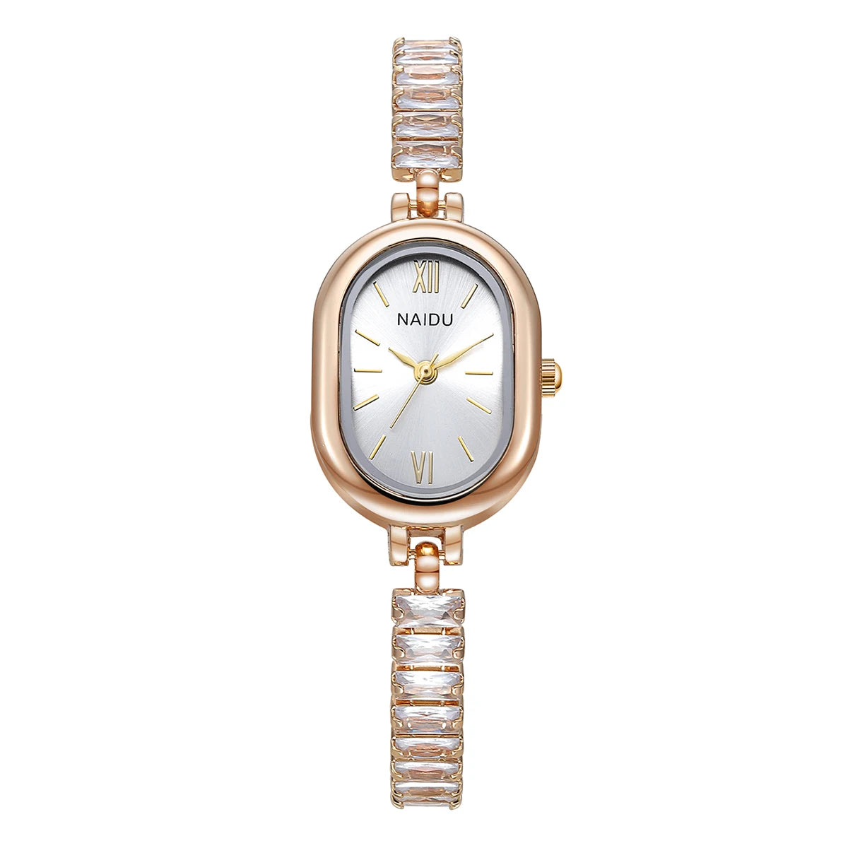 Women's Artistic Quartz Watch – Minimalist Numberless Dial