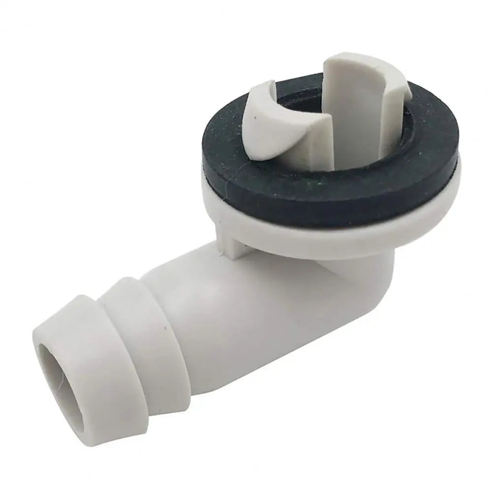 1.8 Inch AC Drain Hose Connector with Rubber Seal Ring AC Drain Connector Nixie White Grey
