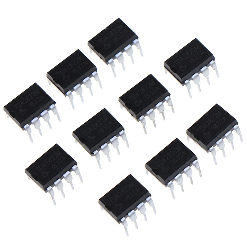 10PCS TDA2822M Audio Power Amplifier IC DIP-8 | Lot of 10 Audio Amplifier IC Nixie Style1