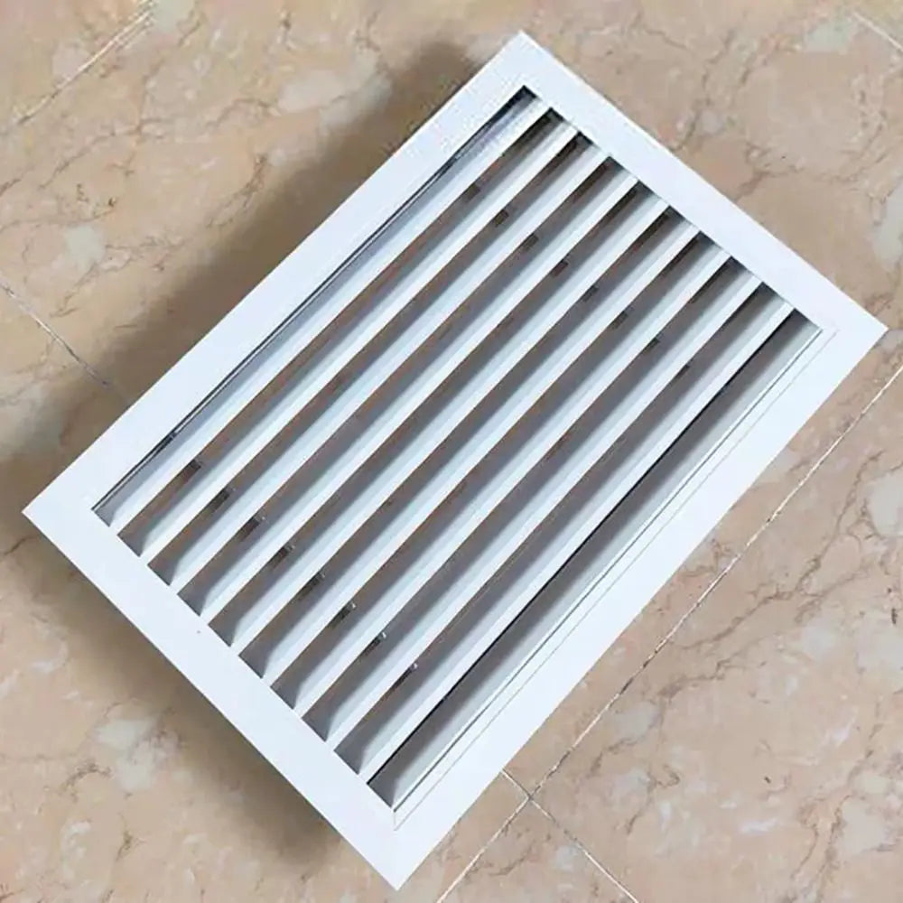 Aluminum Alloy Square Air Vent Grille White Return Vent Cover Air Vent Grille Nixie