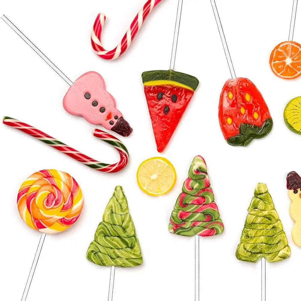 50Pcs Clear Acrylic Lollipop & Cake Pop Sticks – Baking Tools Cake Baking Tools Nixie