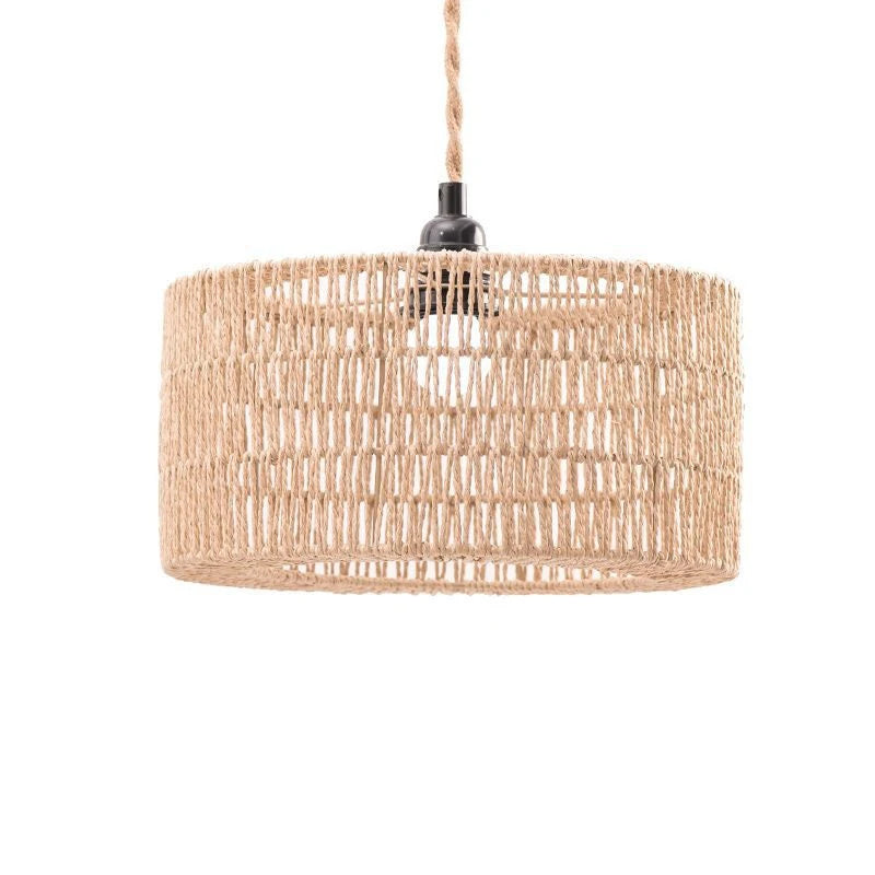 Paper Rope Woven Pendant Lampshade – Boho Chandelier Shade Pendant Lampshade Nixie