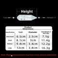 3pcs Luminous Rotating Swim Feeder Bait Cage Set S M L Swim Feeder Bait Cage Nixie XS-transparent