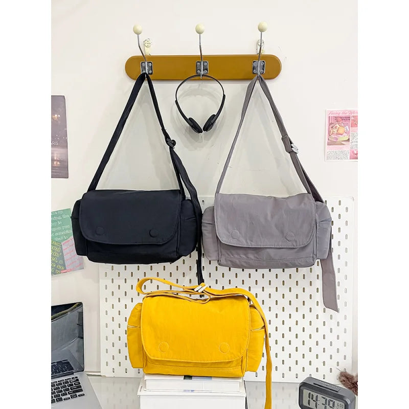 Nixie Large Canvas Shoulder Bag – Wide Strap Women's Tote