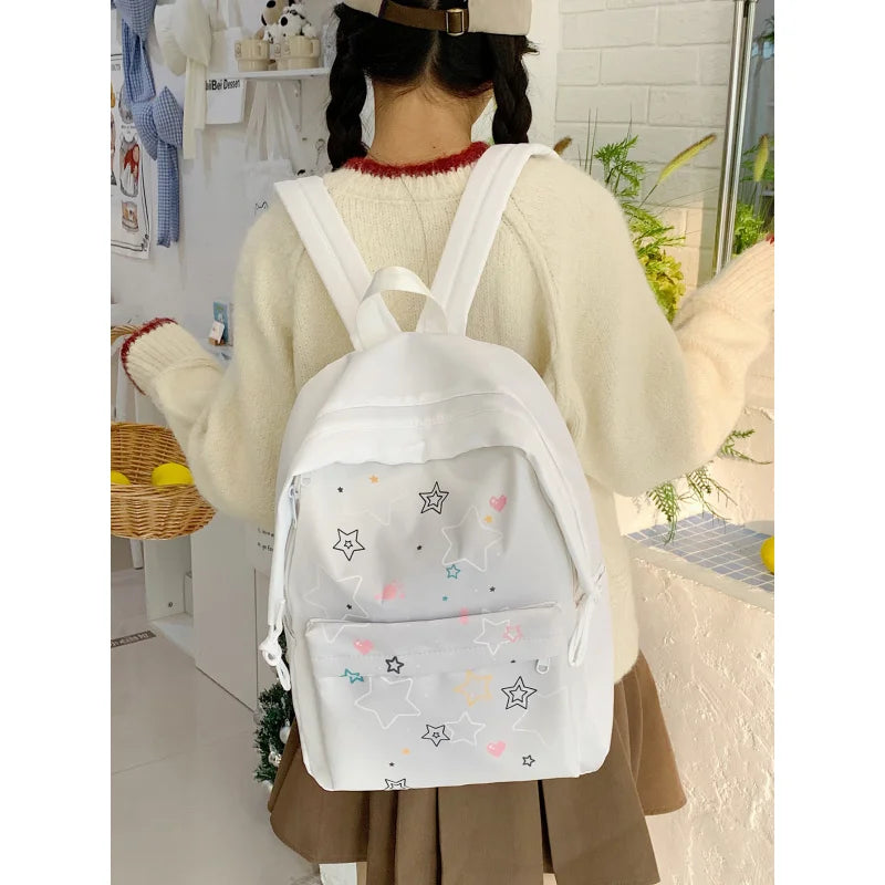 Korean Style Teen Girl Large Backpack – Nixie BB-958 2025 School Backpack Nixie