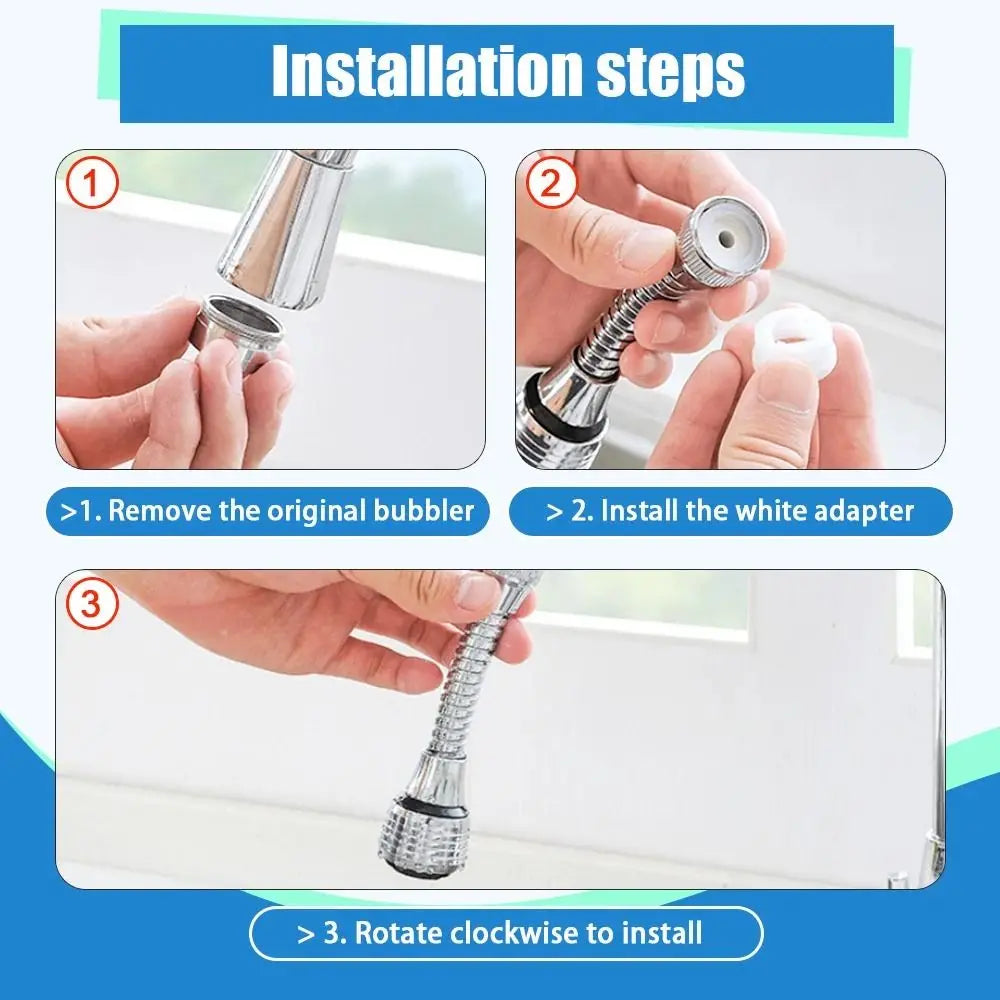 360° Rotating Faucet Aerator Dual Mode Water Saver Bubbler Faucet Aerator Nixie