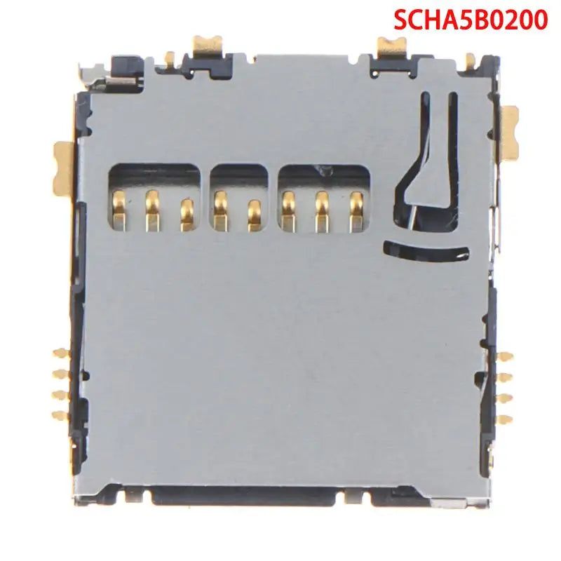 SCHA5B0200 Micro SIM Card Connector Gold Contacts – 1/3/5 Pcs SIM Card Connector Nixie