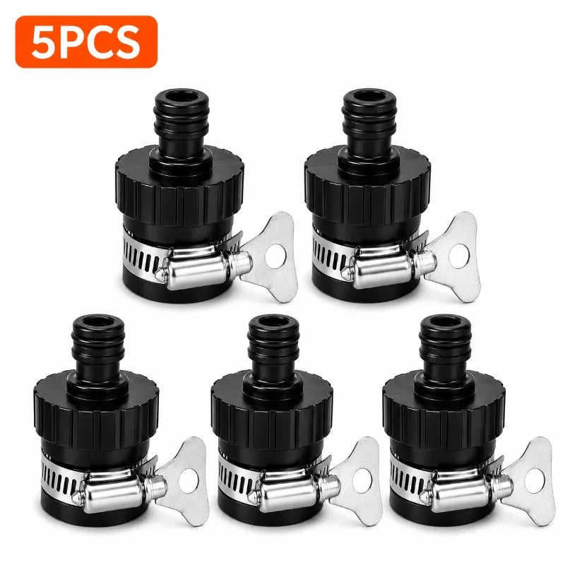 Universal Faucet Adapter Quick Connect Hose Fitting for Garden & Car Hose Tap Adapter Nixie 5pcs