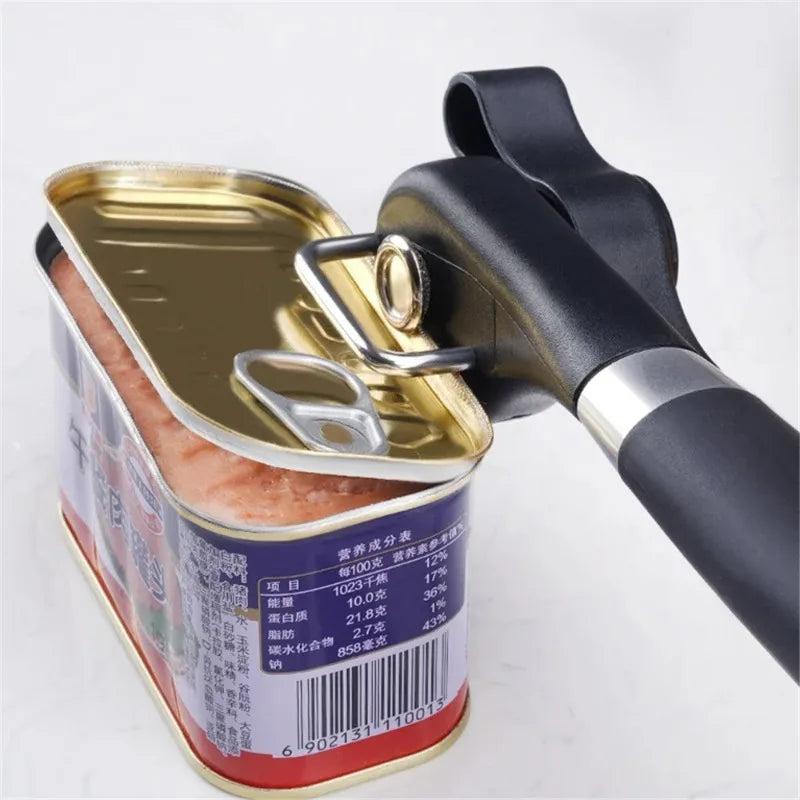 Manual Side-Cut Can Opener – Stainless Steel Kitchen Tool Manual Can Opener Nixie