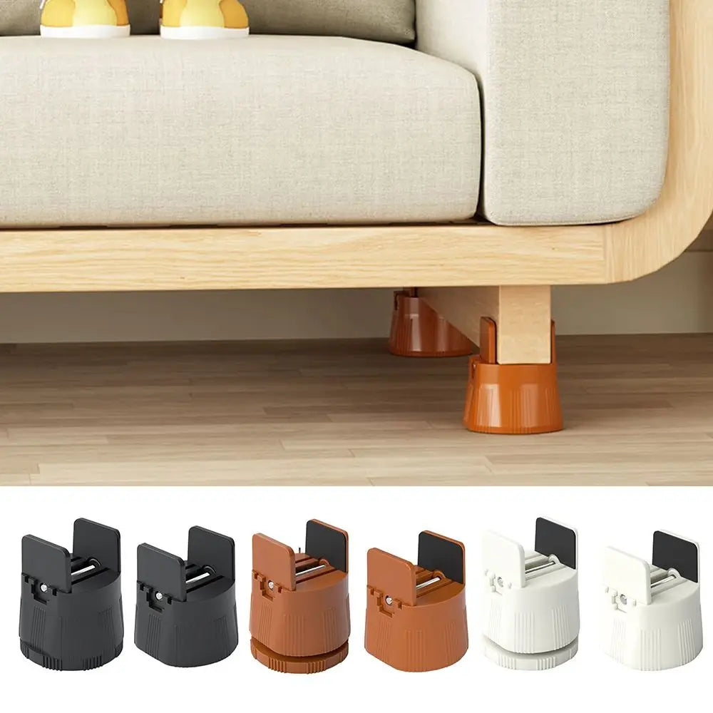 Non-Slip Furniture Risers & Shock-Absorbing Mats – Adjustable Furniture Risers Mats Nixie