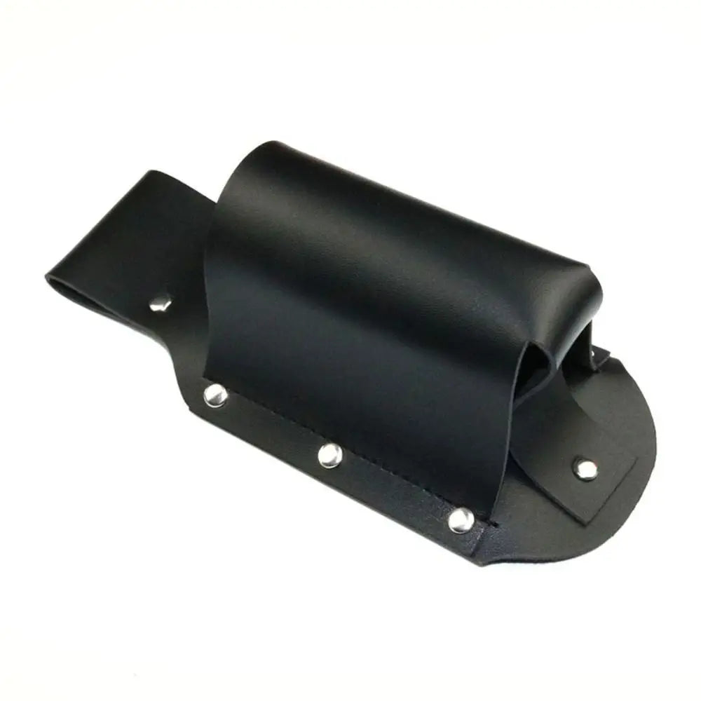 PU Leather Beer Bottle Waist Holster Belt Bag with Pen Holder Bottle Waist Holster Nixie black1