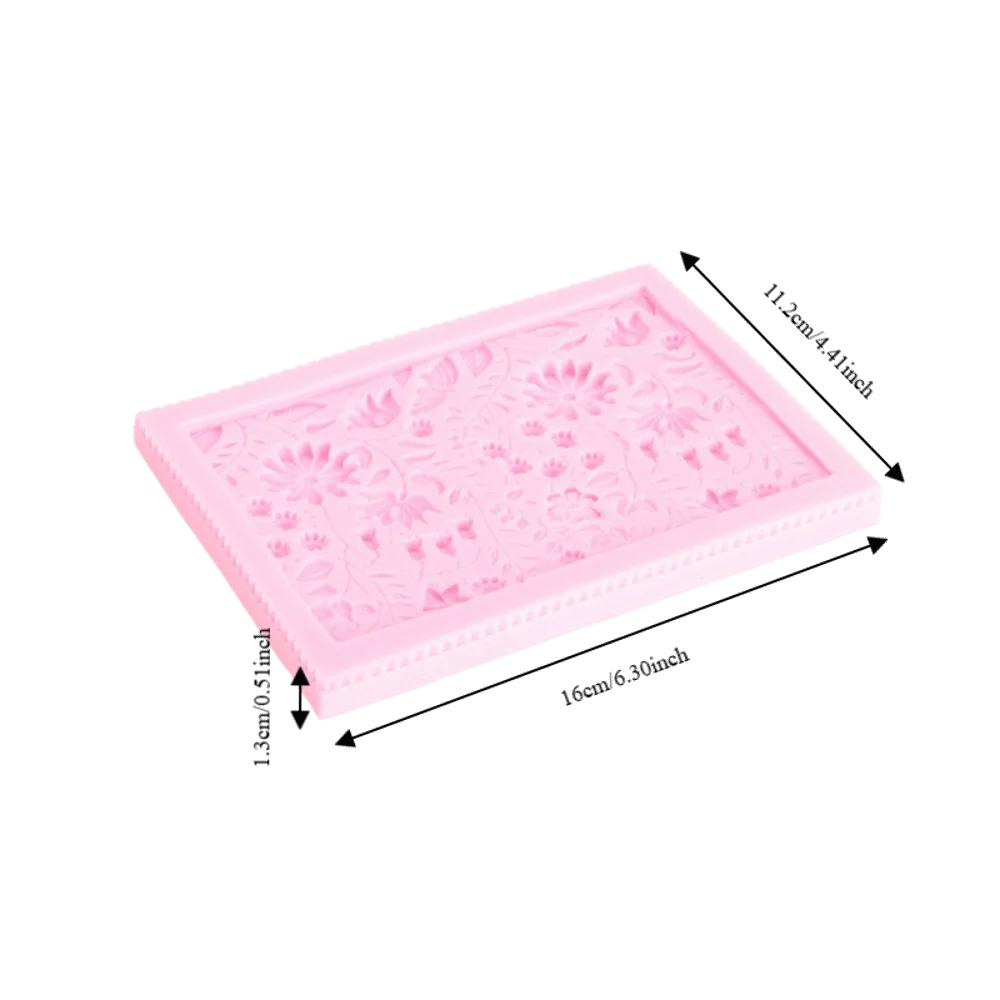 Food Grade Silicone Floral Fondant Mold – Non-Stick & Easy Clean Silicone Baking Mold Nixie