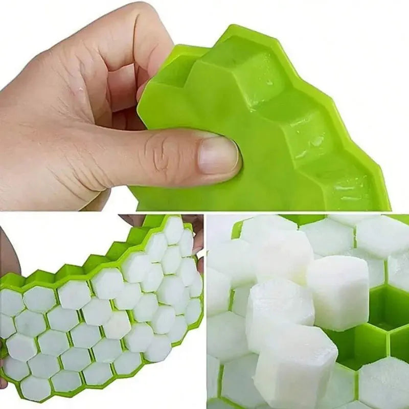 Honeycomb 37-Cube Ice Tray DIY Ice Mold – Nixie Ice Cube Tray Nixie