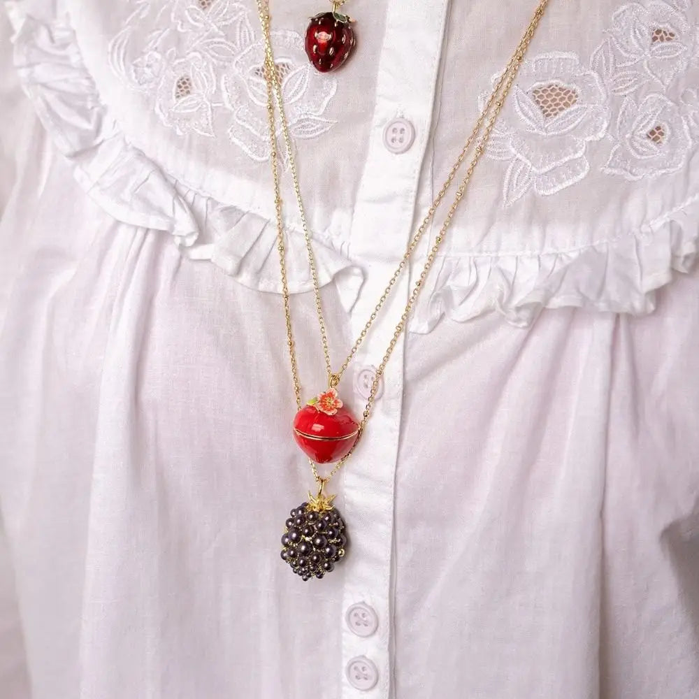 Opening Easter Egg Pendant Necklace – Fruit & Animal Designs Pendant Necklace Nixie