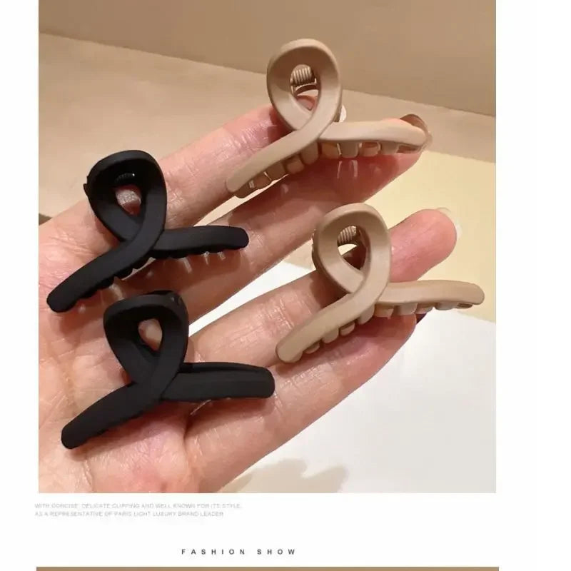 2Pcs Mini Acrylic Hair Claw Clips 4.5CM – Cute Crab Hairpin Set Hair Claw Clips Nixie
