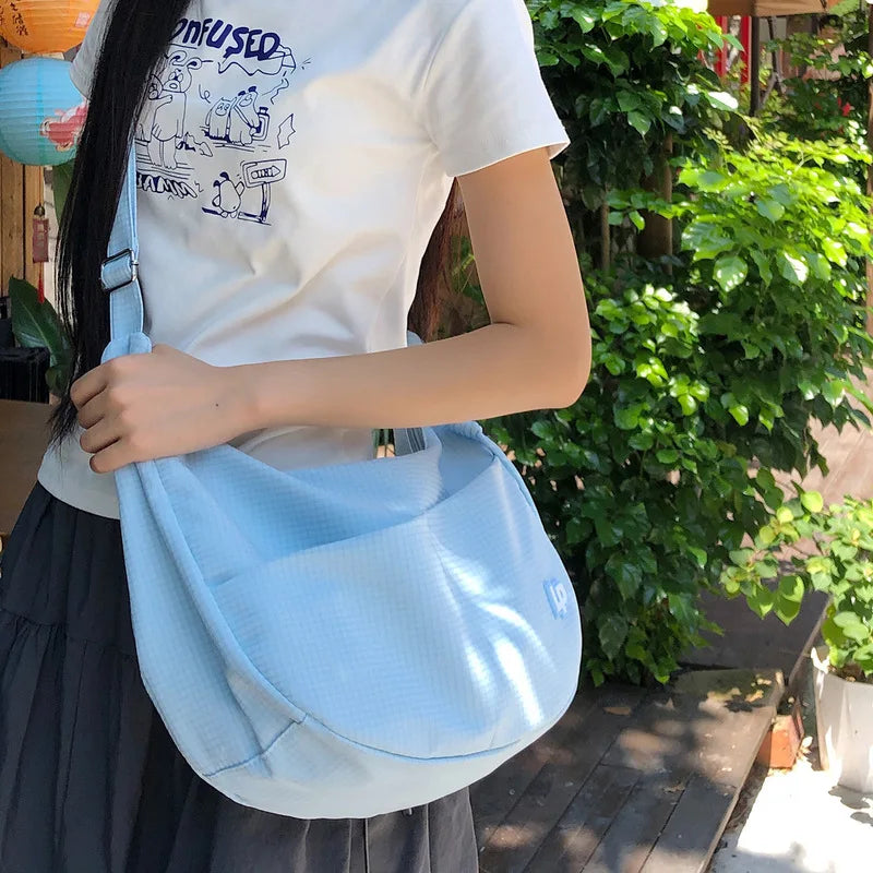 Large Capacity Women's Commuter Bag – Japanese Retro Hobo Hobo Shoulder Bag Nixie