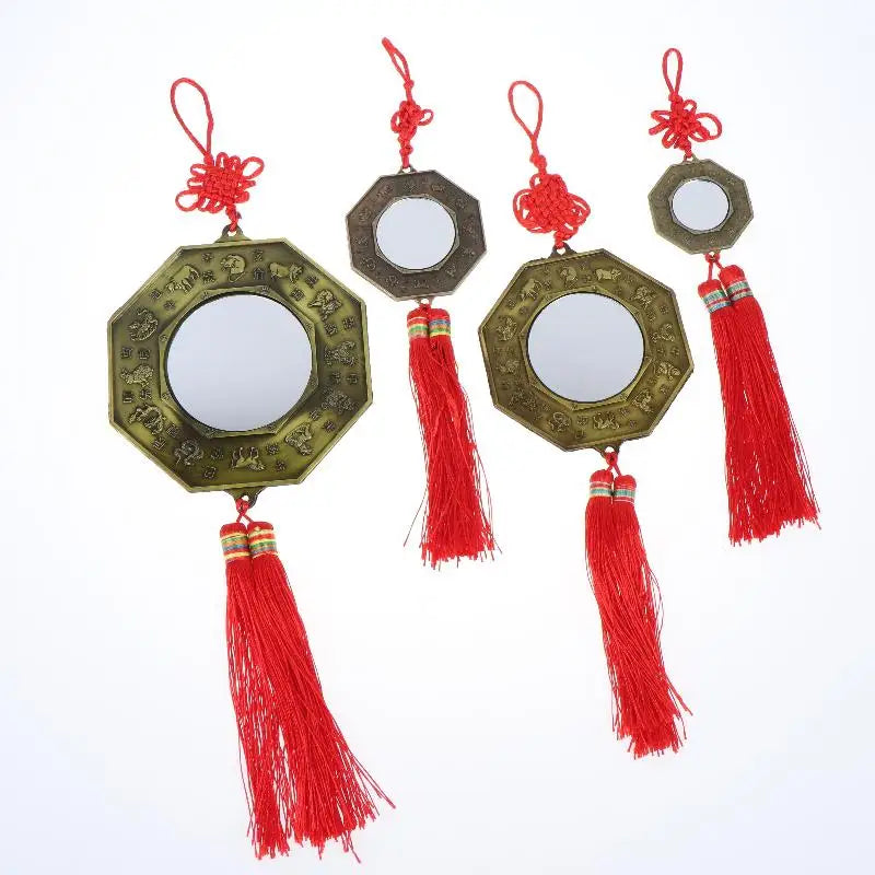 Feng Shui Bagua Mirror Yin Yang Zodiac Lucky Charm Decor Feng Shui Mirror Nixie