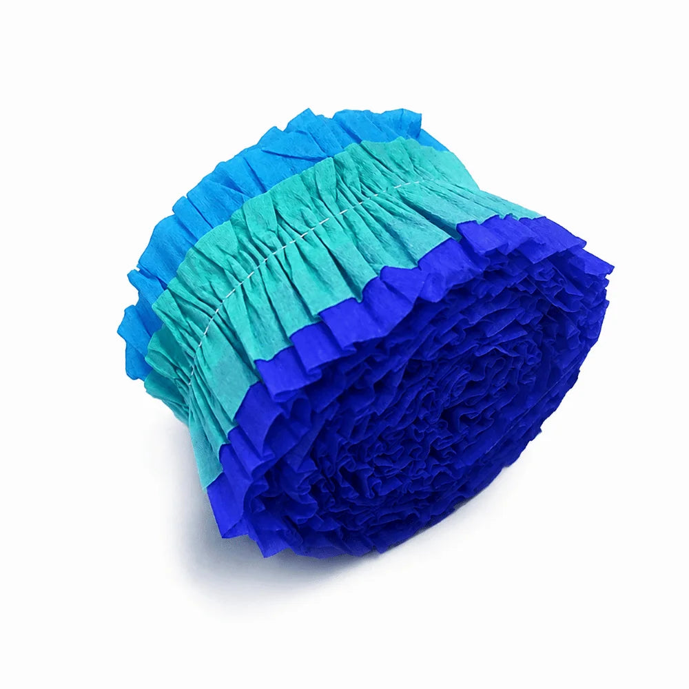 Macaron Crepe Paper Streamers 3M Heart Garland Party Decoration