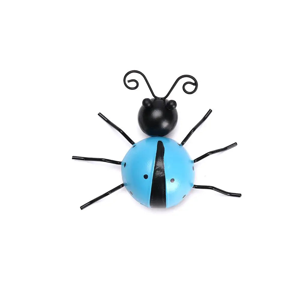 3D Metal Ladybug Wall Art – Rustic Farmhouse Garden Decor