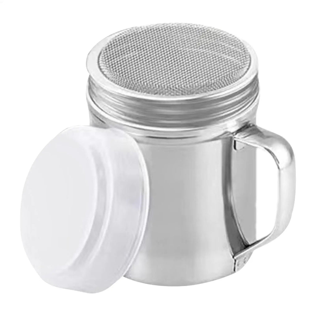 Stainless Steel Powdered Sugar & Spice Shaker with Handle Spice Shaker Nixie